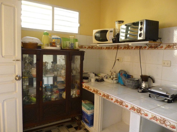 'Cocina' Casas particulares are an alternative to hotels in Cuba.